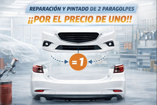 Reparación y Pintado Paragolpes (2x1)